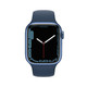  Apple 苹果 Watch Series 7 智能手表 41mm GPS版 深邃蓝色铝金属表壳 充电器套装　