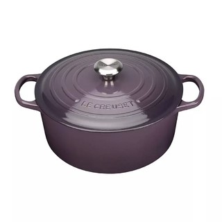 LE CREUSET 酷彩 炖锅(22cm、3.3L、铸铁、薰衣紫、不锈钢盖耳)