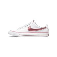 NIKE 耐克 Court Legacy Cnvs (gs) 大童休闲运动鞋 DA5380-110 白色/粉 36.5