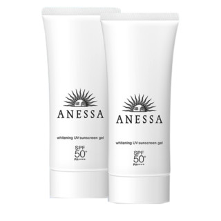 ANESSA 安热沙 臻效美白防晒啫喱 SPF50+ PA++++ 90g*2