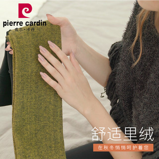 pierre cardin 皮尔·卡丹 皮尔卡丹特厚踩脚裤袜 3800D钻石V裆缎面黄金火神绒PI轶纶纤维保暖踩脚裤 黑色 1条装