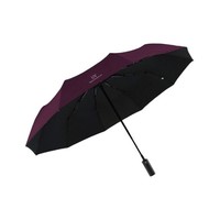 惠寻 加大10骨自动晴雨伞 紫色
