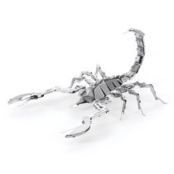 3D金属拼图DIY手工立体拼图拼装玩具玩具创意生日礼物摩天轮 (三星)蝎子