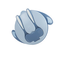 babycare 2180 儿童双层吸盘碗 冰川蓝