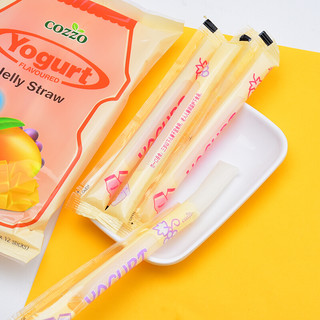 高柔（COZZO）乳酸多口味果冻条吸吸果冻棒布丁 进口儿童零食品20g*48条 4袋组合装