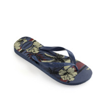 Havaianas 哈瓦那 Aloha 男士人字拖鞋 4111355 石墨蓝/印花 35