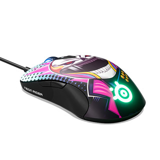 Steelseries 赛睿 Sensei Ten 霓虹骑士定制版 有线鼠标 18000DPI RGB 黑色