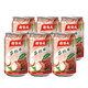 yeo's 杨协成 荔枝水饮料 300ml*6罐 马来西亚原装进口 新加坡品牌 荔枝味饮料 清甜可口