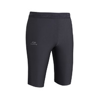 DECATHLON 迪卡侬 Short Run Tight Dry M Black 男子健身裤 8581482