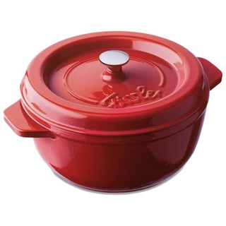 Fissler 菲仕乐 Arcana系列 汤锅(23cm、3L、铸铁、红色)