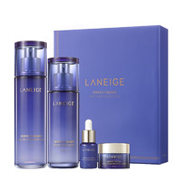 LANEIGE 兰芝 致美青春护肤礼盒装（细肤露120ml+保湿乳100ml+精华液7ml+修护霜8ml）