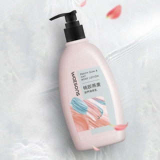 Watsons 屈臣氏 桃胶燕麦滋养身体乳 300ml