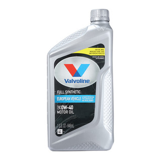 Valvoline 胜牌 EuroPean Vehicle 星皇系列 0W-40 SN级 全合成机油 946ml