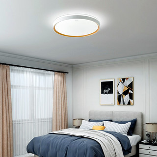OPPLE 欧普照明 品见系列 LED圆卧吸顶灯 金色+白色 普通款