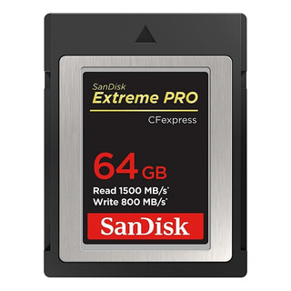 SanDisk 闪迪 CFexpress TypeB CF存储卡 64GB（1500MB/s）