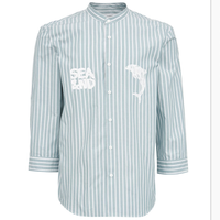 JACK&JONES 杰克琼斯 男士七分袖衬衫 221231018 亮蓝色 S