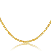 CHJ JEWELLERY 潮宏基 CX0001211100 环环相扣足金项链 42cm 5.2g