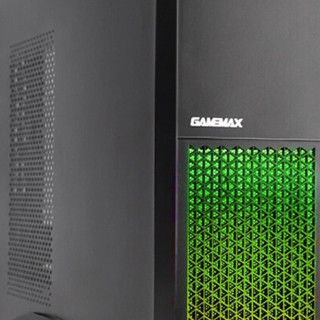 GAMEMAX 游戏帝国 小精灵3 RGB M-ATX机箱 非侧透 含电源 250W 黑色