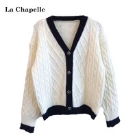 La Chapelle 拉夏贝尔 913613322  女士V领针织开衫