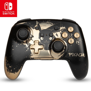 PowerA 任天堂Switch官方授权 NS Pro手柄带背键无线手柄 皮卡丘款 Switch Pro手柄