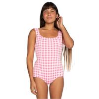 Seea 女子连体式冲浪衣 粉/白