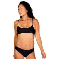 Seea Rella 女子冲浪比基尼泳衣 黑色 XS