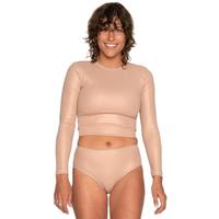 Seea Palomar Crop Top Rashguard 女子冲浪衣 粉色金属漆