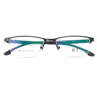 PLUS会员：目匠 5216 经典黑TR合金眼镜框+1.61折射率 防蓝光镜片