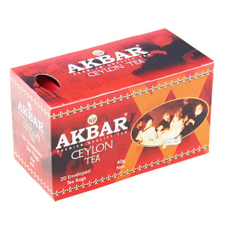 阿客巴 滋味甘醇袋泡茶锡兰红茶AKBAR斯里兰卡进口20片