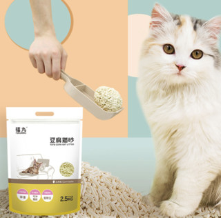 FUKUMARU 福丸 豆腐猫砂 2.5kg*6包 玉米味+绿茶味