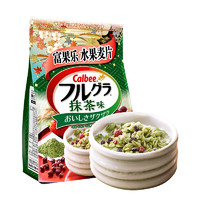 日本进口 Calbee(卡乐比) 水果麦片 抹茶风味 600g/袋 早餐谷物冲饮燕麦片