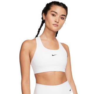 NIKE 耐克 Swoosh 女子运动内衣 BV3637-100 白/黑 M