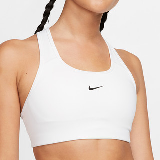 NIKE 耐克 Swoosh 女子运动内衣 BV3637-100 白/黑 M