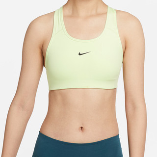 NIKE 耐克 Swoosh 女子运动内衣 BV3637-303 冰绿黄 XL