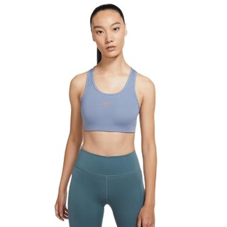 NIKE 耐克 Swoosh 女子运动内衣 BV3637-494 灰石板蓝 XL