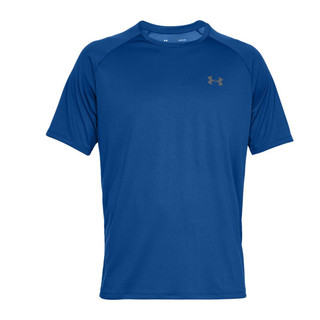 UNDER ARMOUR 安德玛 Tech 2.0 男子运动T恤 1326413-400 蓝色 XXXL