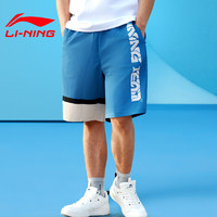 LI-NING 李宁 运动短裤男篮球跑步训练五分裤透气宽松休闲正品潮流运动裤子