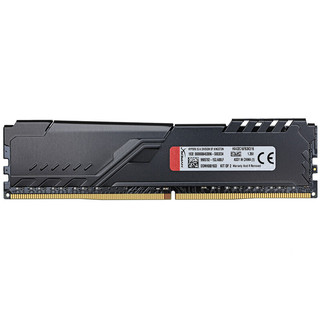 Kingston 金士顿 FURY Beast野兽系列 DDR4 3200MHz 台式机内存 马甲条 黑色 8GB HX432C18FB2/8-SP