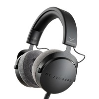 PLUS会员：拜亚动力 DT700 PRO X 半入耳式头戴式有线耳机 黑色