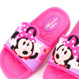 Disney 迪士尼 088-2 儿童拖鞋 桃红米妮 24码