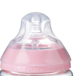 tommee tippee 汤美星 玻璃奶瓶 150ml 粉色 0月+