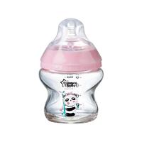 tommee tippee 汤美星 玻璃奶瓶 150ml 粉色 0月+