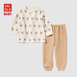 UNIQLO 优衣库 婴儿/幼儿 (UT) Winnie the Pooh压线睡衣(长袖) 439946