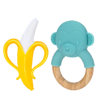 Nuby 努比 宝宝牙胶 香蕉+猴子