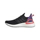 PLUS会员：adidas 阿迪达斯 Ultraboost 20 H04408 女子跑鞋 黑/红/蓝紫 36