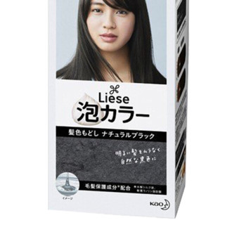 Kao 花王 liese prettia系列 泡沫染发剂 #黑色 1盒