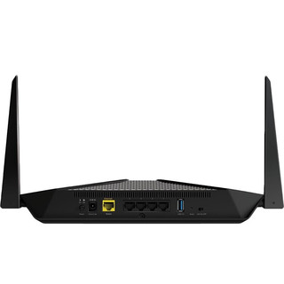 NETGEAR 美国网件 RAX40v2二代 双频3000M 家用千兆无线路由器 Wi-Fi 6 单个装 黑色