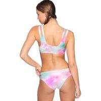 Hurley Carissa Moore 系列 Max Head In The Cloud 女子冲浪比基尼泳裤 粉紫