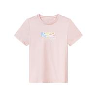 ANTA 安踏 生活系列 女子运动T恤 962128155-4 樱花红 XL