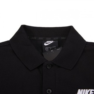 NIKE 耐克 AS M NSW CE POLO MATCHUP PQNFS 男子POLO衫 CN8765-010 黑色 M